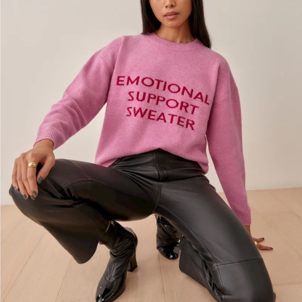 Reformation Emotional Support sweater!